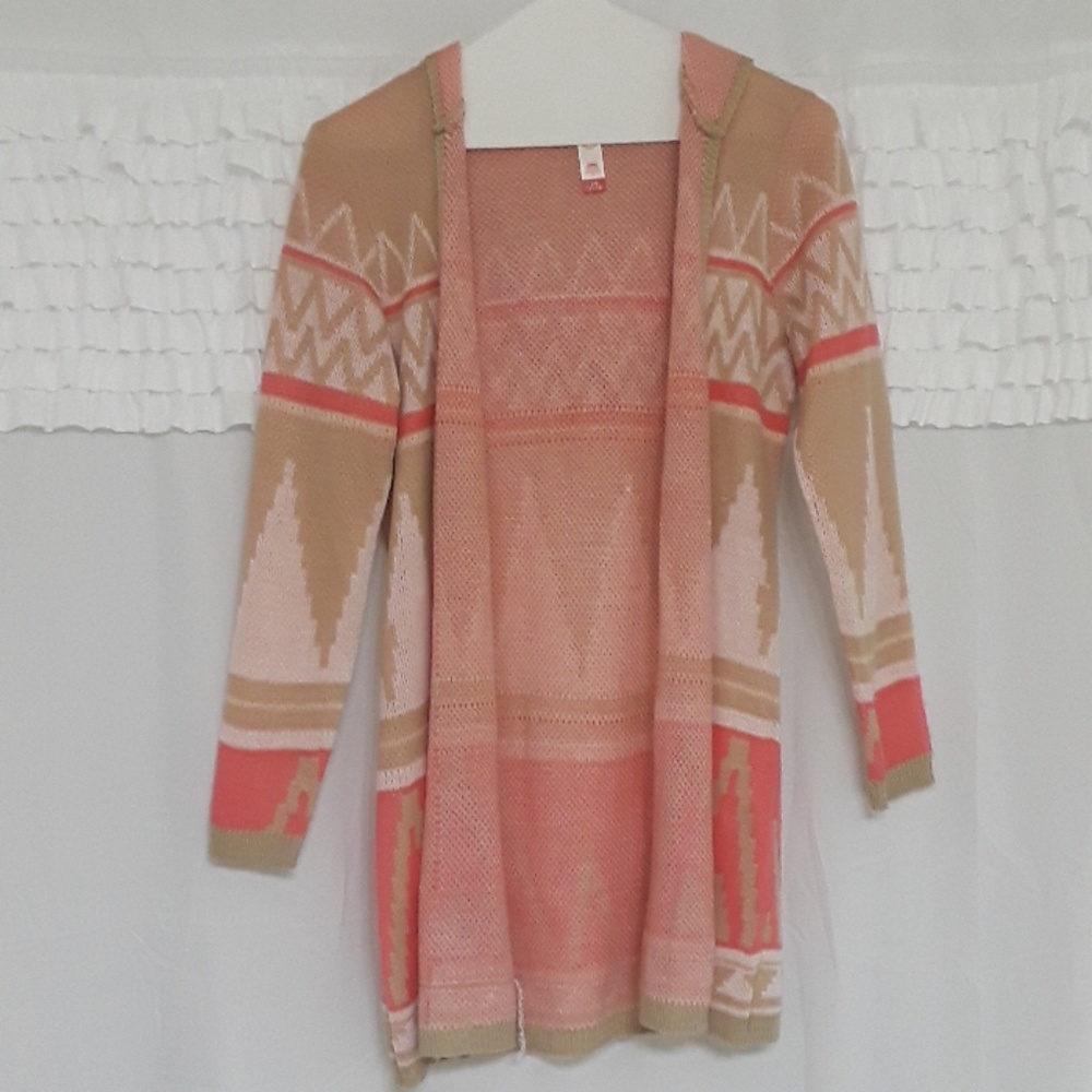 Hooded cardigan